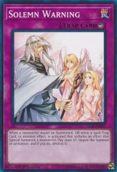Solemn Warning